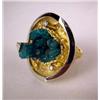 Image 1 : AN 18K YELLOW GOLD DIAMOND AND EMERALD ROUGH CRYS