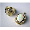 Image 4 : AN 18K YELLOW GOLD, OPAL AND DIAMOND RING Convert