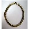 Image 1 : A 14K YELLOW GOLD "C" LINK BRACELET Apx. 7 dwt.