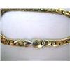 Image 3 : A 14K YELLOW GOLD "C" LINK BRACELET Apx. 7 dwt.