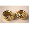 Image 2 : A PAIR OF 18K YELLOW GOLD HOOP EARRINGS French, s