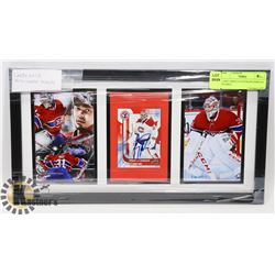 CAREY PRICE AUTOGRAPH DISPLAY FRAMED.
