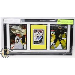 MARC-ANDRE FLEURY AUTOGRAPH DISPLAY FRAMED.