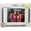 Image 1 : CONNOR MCDAVID & WAYNE GRETZKY FRAMED PHOTO