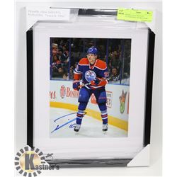 FRAMED LEON DRAISAITL AUTOGRAPHED "ROOKIE YEAR",