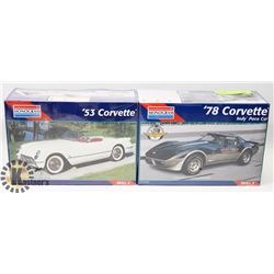 '53 CORVETTE + '78 CORVETTE 1:24 MODEL KIT