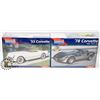 Image 1 : '53 CORVETTE + '78 CORVETTE 1:24 MODEL KIT