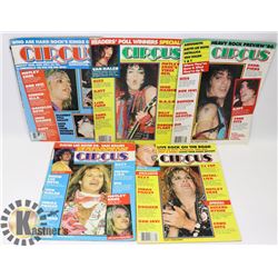 LOT OF 5 HEAVY METAL 1980'S MAGAZINES