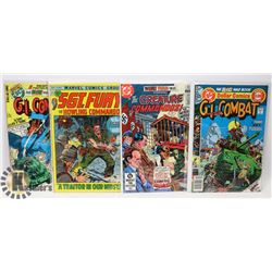 4 COLLECTOR NAZI WAR COMICS