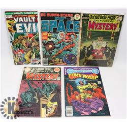 5 COLLECTOR VINTAGE HORROR COMICS