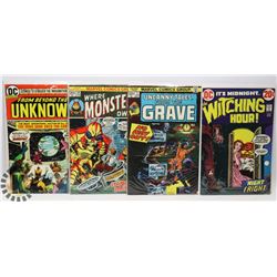 4 HORROR COLLECTOR COMICS 20 CENT