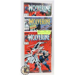 3 WOLVERINE COLLECTOR COMICS