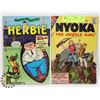 Image 1 : LOT OF 2 HERBIE NYOKA 1950'S COMICS