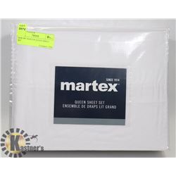 NEW 4PC MARTEX QUEEN SHEET SET