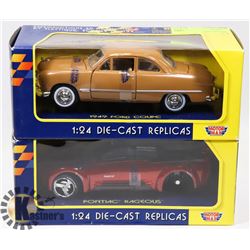 1:24 DIECAST - 1949 FORD COUPE + PONTIAC RAGEOUS