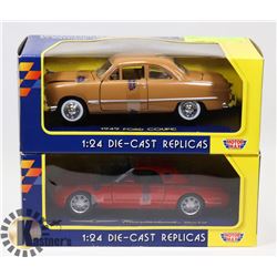 1:24 DIECAST - 1949 FORD COUPE + THUNDERBIRD