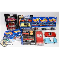 BOX OF TOY CARS (HOTWHEELS, MAISTO, MATCHBOX, ETC)
