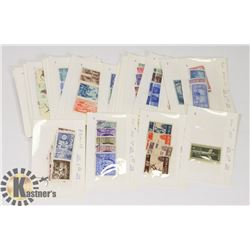 BOX OF APPROX. 125 CATALOGUED OLD WORLD STAMPS