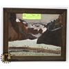 Image 1 : 1920'S ORIGINAL ART. MOUNTAIN SCENE.