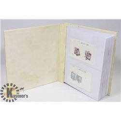 34 PAGE STAMP COLLECTION. ESTATE.