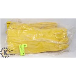 BAG OF ASSORTED SIZE RUBBER GLOVES