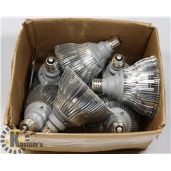 LOT OF 7 120V 18 W LED P-9X3WPAR38 BULBS