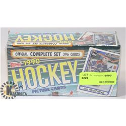 1990 COMPLETE SET 396 HOCKEY CARDS (SEALED)