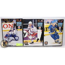 3X 250 PIECES PRO ACTION SERIES HOCKEY (SEALED)
