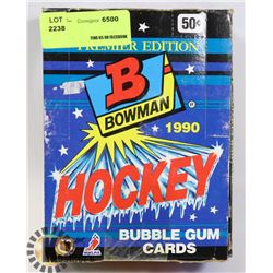 BOWMAN PREMIUM EDITION 1990 HOCKEY BUBBLE GUM CARD