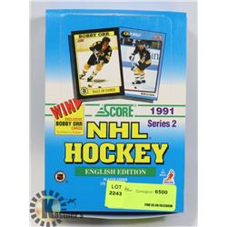TOPPS 1991 SERIES 2 HOCKEY PICTURE CARD BUBBLE GUM