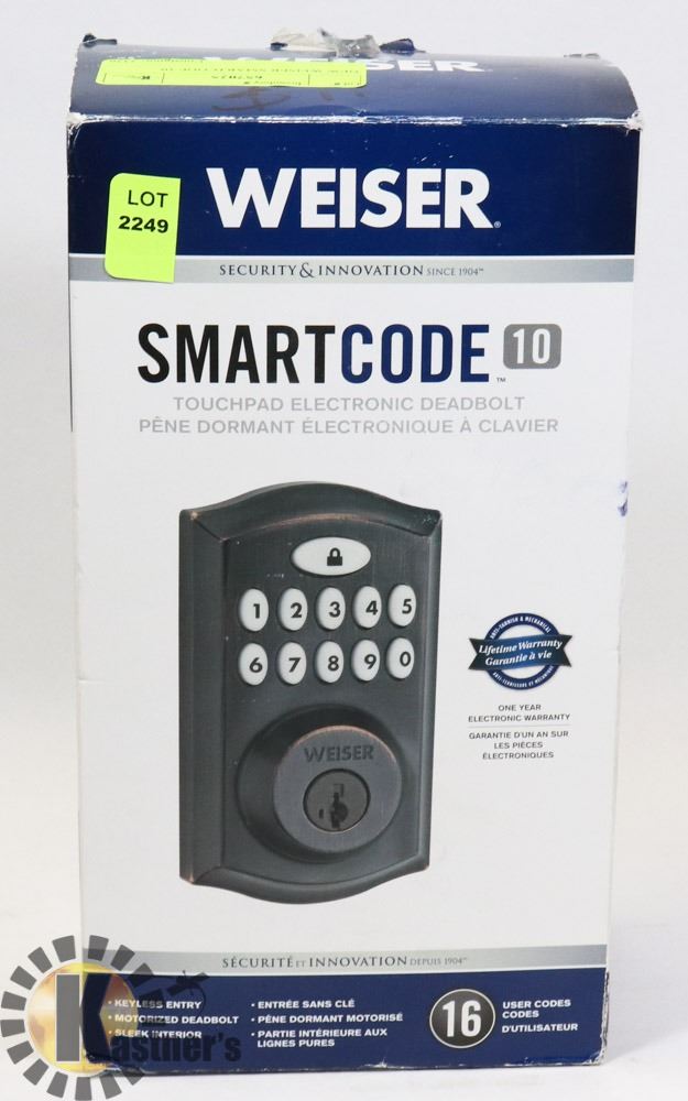 Reprogramming Weiser Smartcode NEW WEISER SMARTCODE 10