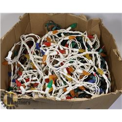 LOT OF 5 STRINGS EXTERIOR LED LIGHTS