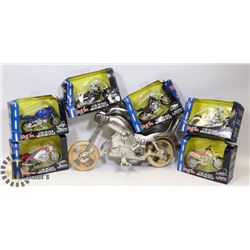 NEW MOTORCYCLE FLAT 1 WITH METAL