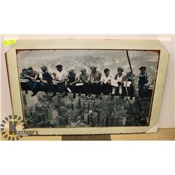 HISTORICAL PICTURE IN FRAME - 24" X 35"