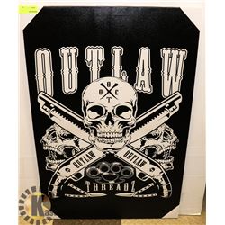 OUTLAW PICTURE IN FRAME - 24" X 35"