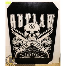 OUTLAW PICTURE IN FRAME - 24" X 35"