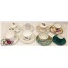 Image 1 : FLAT OF ASSORTED TEA CUPS AND SAUCERS INCLUDING