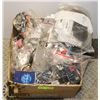 Image 1 : BOX OF ASSORTED PET ACCESSORIES AND JEWELRY