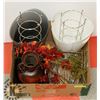 Image 1 : BOX OF BATHROOM ACCESSORIES INCL. TRASH