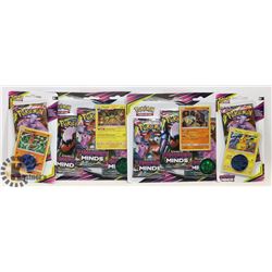 LOT OF 4 NEW SEALED POKÉMON UNIFIED MINDS VARIOUS