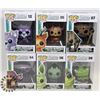 Image 1 : LOT OF 6 FUNKO POP MONSTERS COLLECTION.