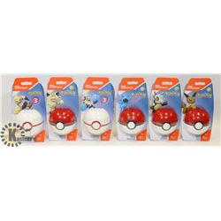 LOT OF 6 NEW SEALED MINI MEGA CONSTRUX EEVEE,