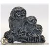 Image 1 : OWLS SOAPSTONE CARVING