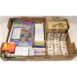 LOT OF ASSORTED COLLECTOR CARDS, HOCKEY, FOOTBALL,