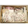 Image 1 : BOX OF FLOWER BRACELETS AND A PINK PURSE