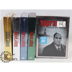 SOPRANOS BOX SETS-SEASONS 3,4,5 AND SEASON 6