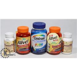 BAG OF ASSORTED VITAMINS