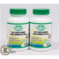 TWO ORGANICA SOY ISOFLAVONES 90 CAPSULES EACH