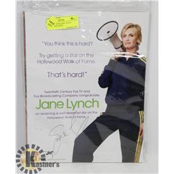 MOVIE TV STAR JANE LYNCH SIGNED MAGAZINE