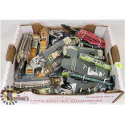 BOX FO ASSORTED DOG LEASHES AND HARNESSES